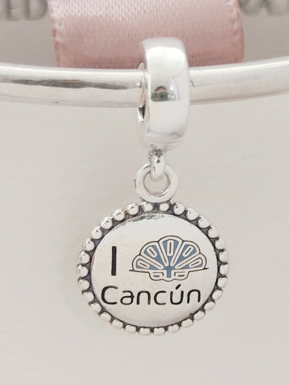 Pandora I Love Cancun Exclusive Dangle Charm 925 Sterling Silver with box
